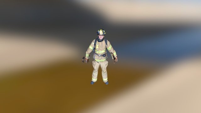 Fireman Scan 3D Model