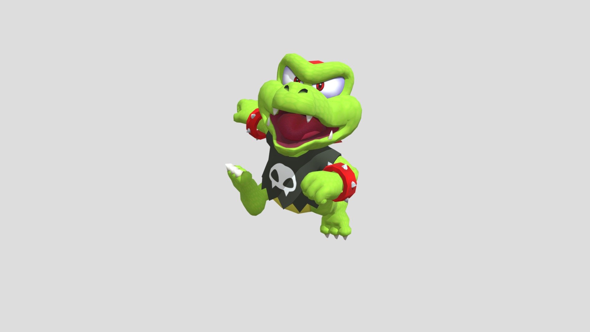 Wii - Super Smash Bros Brawl - Kip Trophy - 3D model by Chuckie92