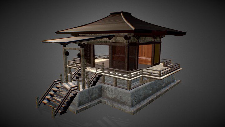Typical asian house 3D Model