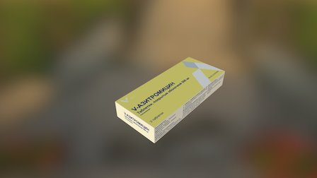 vazitromicin - 3d package 3D Model