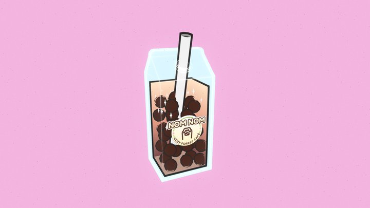 🧋 Boba 3D Model