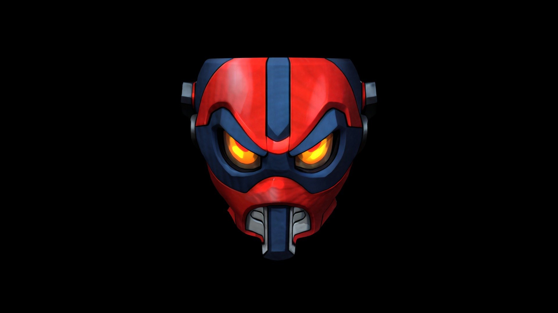 Helmet Mask Robot Cartoon 1420 - Download Free 3D model by klrxyz ...