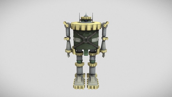 Ivan Modeling(from Atom Comic) 3D Model