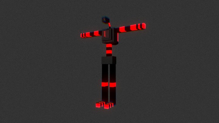 Tod the security cam man 3D Model