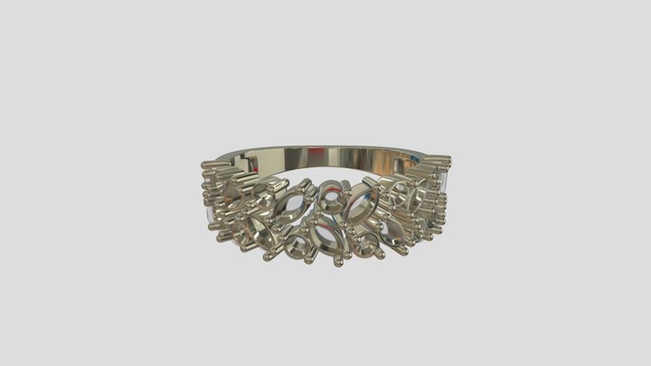 ADRG015 goldring wedding engagement luxury – Free 3D Model STL