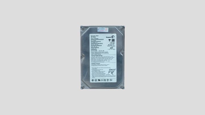 Hard disk scanning and texturing 3D Model