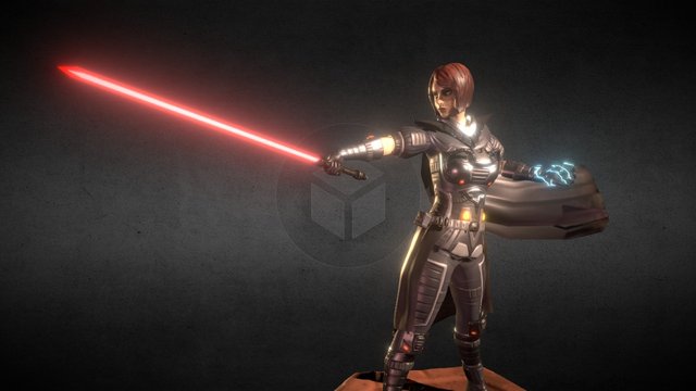 Sith Warrior Posed 3D Model