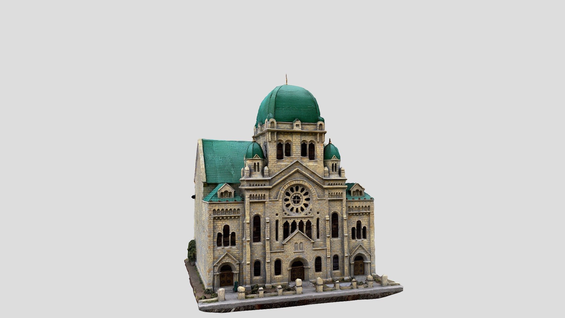 Modell "Alte Synagoge" — Sketchfab embed 3D viewer