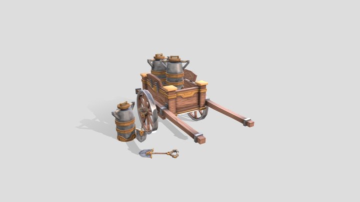 [Student Work] 3D texturing exercice 3D Model