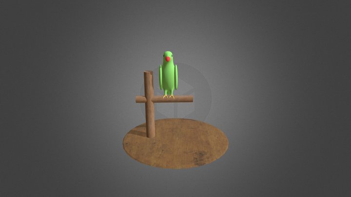 Final Parrot 3D Model