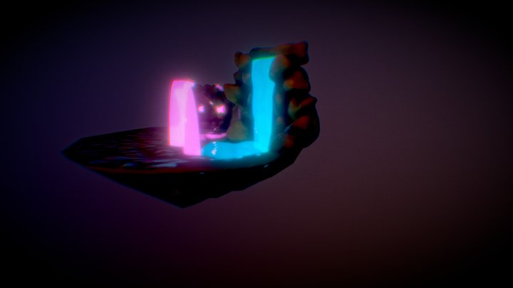 Crystal Cave 3D Model