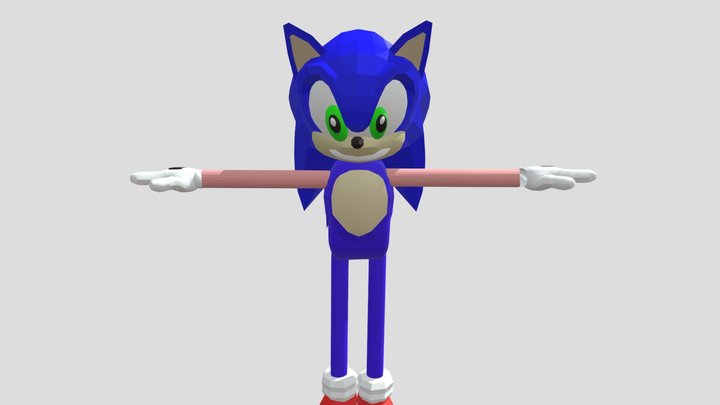 Sonic funvideotv 3D Model