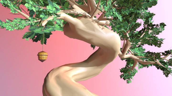 Nut for Gems - Home Tree 3D Model