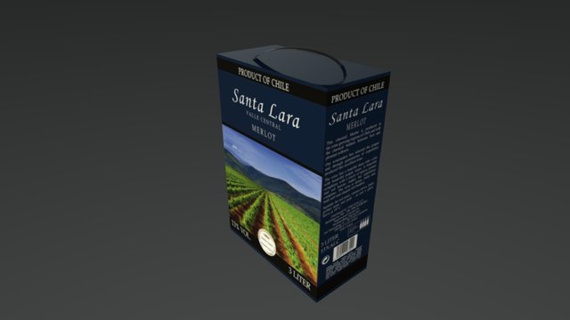 Santa Lara Merlot 3D Model
