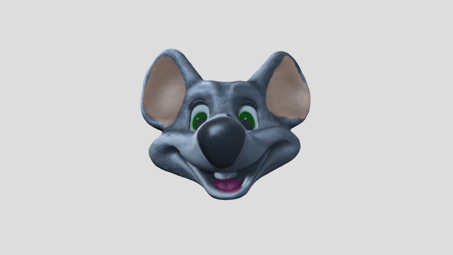 Chuck E Cheeses Costume Head Beta 3d Model By Helloworldofthis 1de98c6 Sketchfab 0151