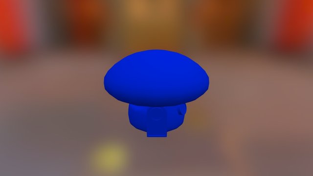 Mushroom Pad JE Export 3D Model