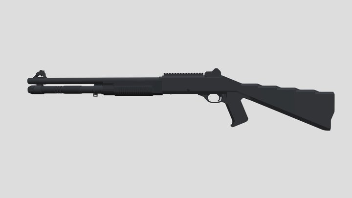 Benelli M4 Super 90 3D Model
