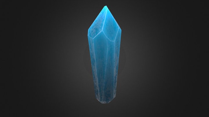 Crystal - Light Blue 3D Model