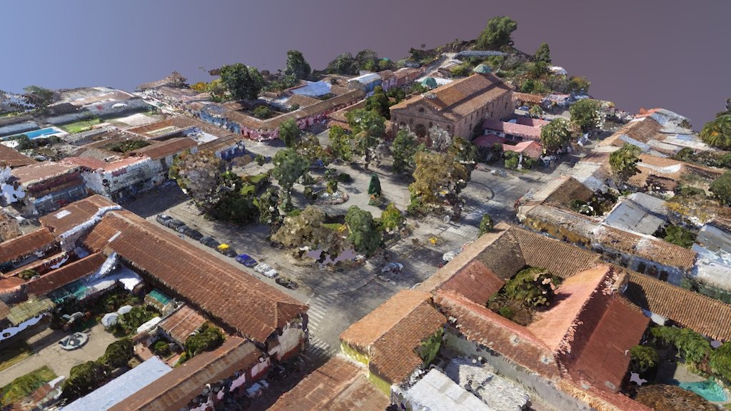 Centro De Putaendo Nube De Puntos