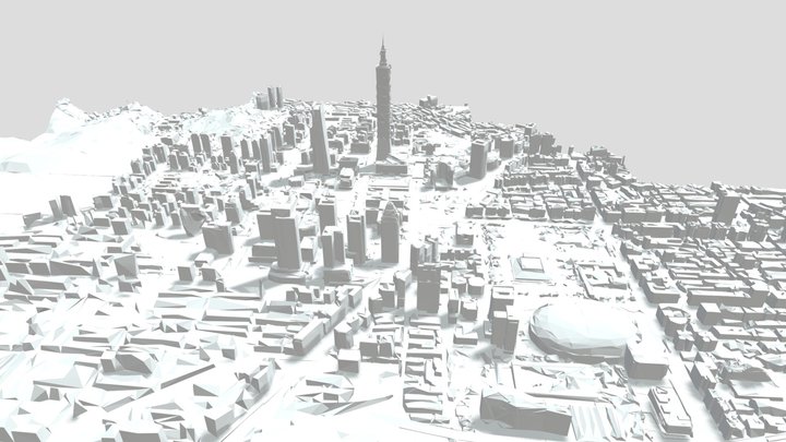 Taipei City 3D Model