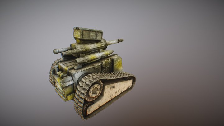 lowpoly-tank 3D Model