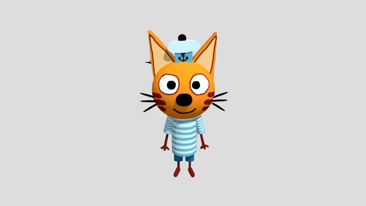Коржик (Три Кота) 3D Model