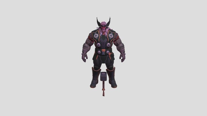 Marvel Rivals - Thor 3D Model