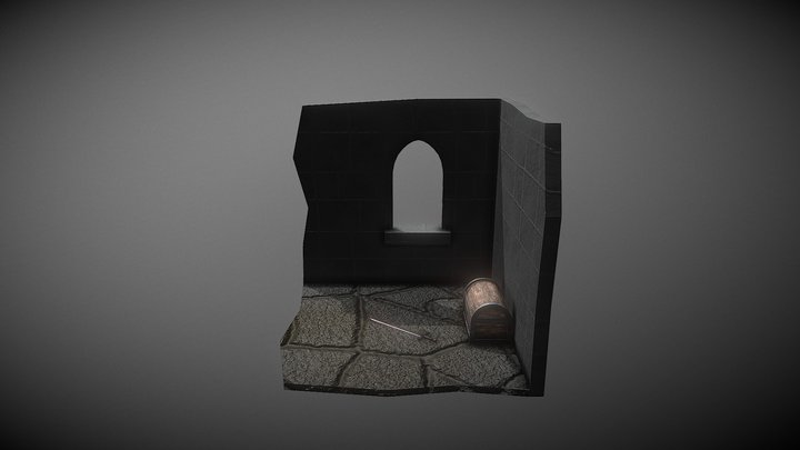 Castle Scene 3D Model