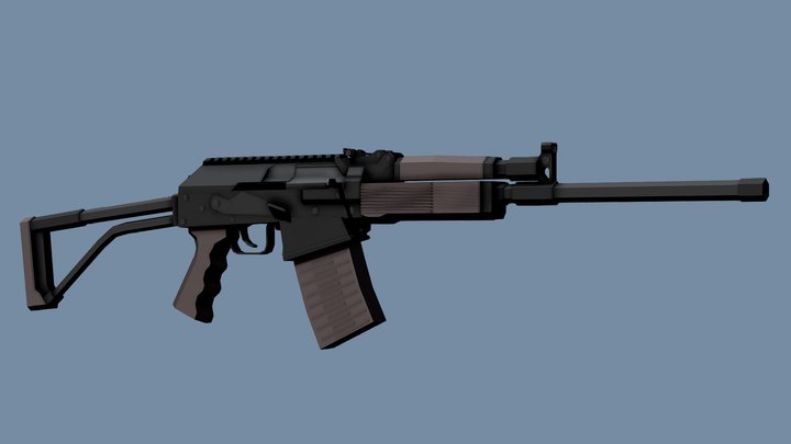 Low-Poly Vepr-12
