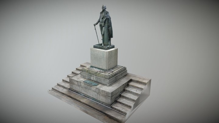 George Washington Statue - Albany NY 3D Model