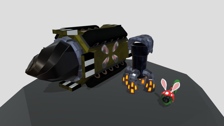 3D Props Blender 3D Model