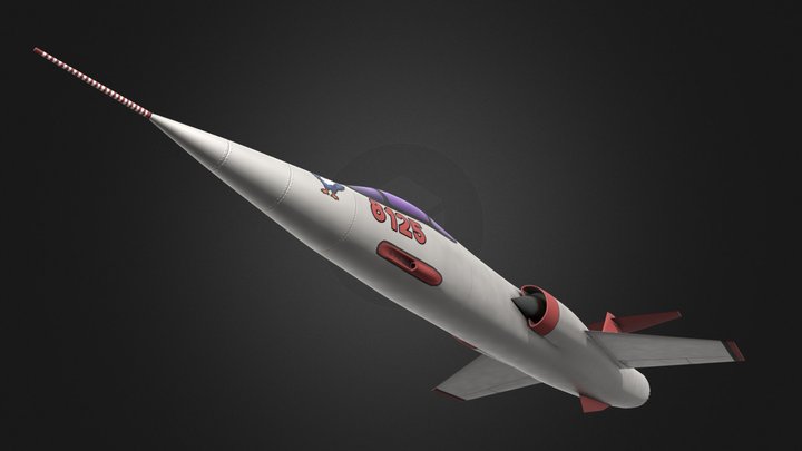 F104 Starfighter 3D Model