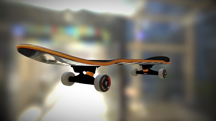 Skateboard Model 3D Model