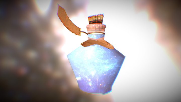 Magic potion bottle 3D Model