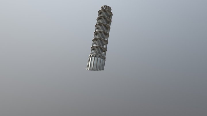 Tower Of Pisa Game Asset 3D Model