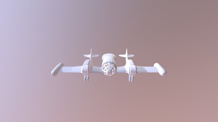 LiTTLE BiRD PLANE - LEARNiNG BLENDER 3D Model