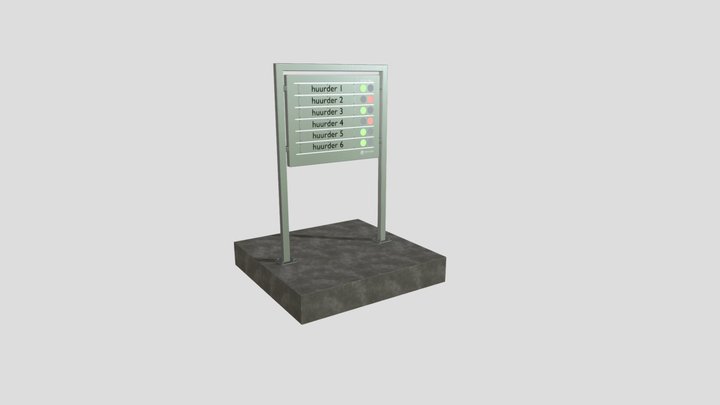 Pals BV - Vrij - Vol Bord 3D Model