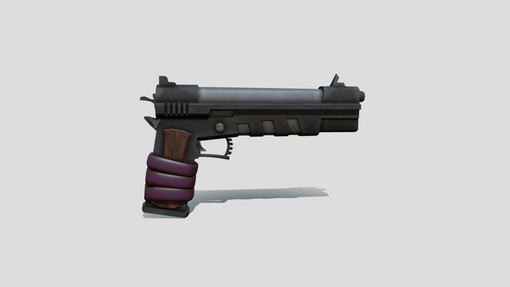 Pistola_Low 3D Model