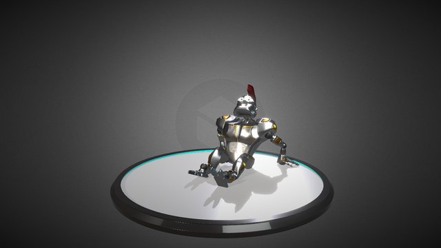 [Animation] Spartan Robot 3D Model