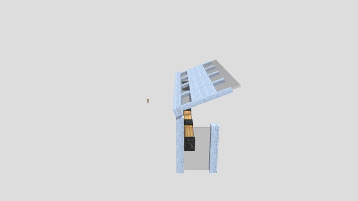 Bus station 3D Model