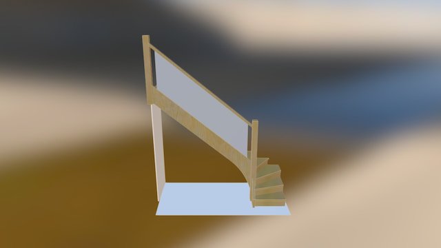 escalier mirat 3D Model