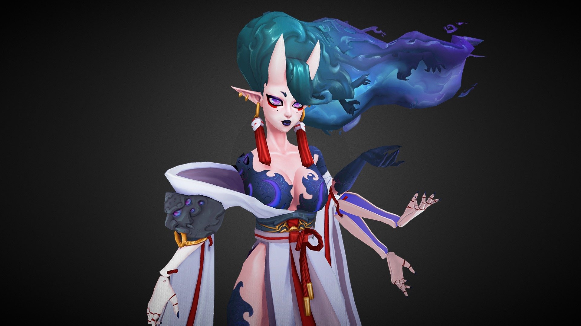 mononoke — Sketchfab embed 3D viewer