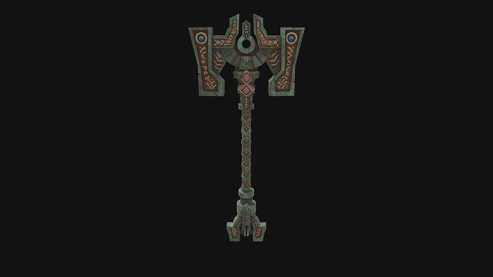 Darksiders Hammer 3D Model