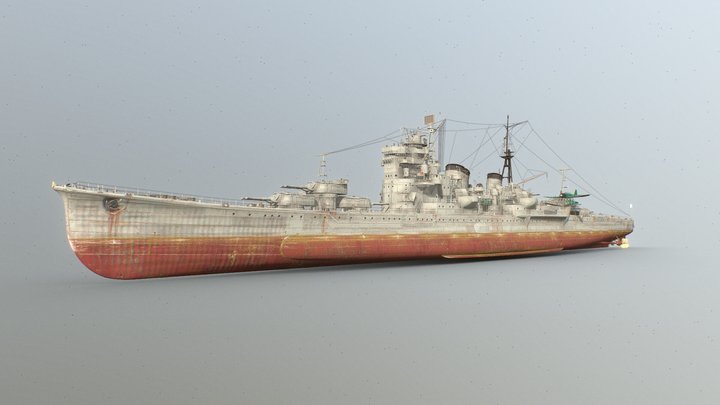 IJN Haguro War thunder 3D Model