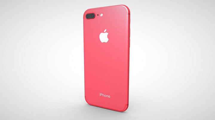 Apple iPhone 7 Plus Mobile Phone 3D Model