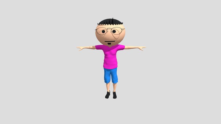 Falling 3D Model