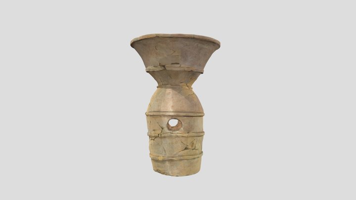 後平茶臼古墳朝顔形埴輪 3D Model