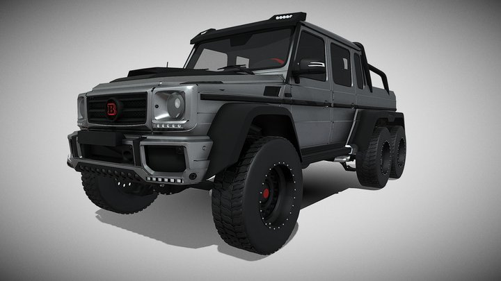 Brabus XLP 800 6X6 Adventure - $12 3D Model