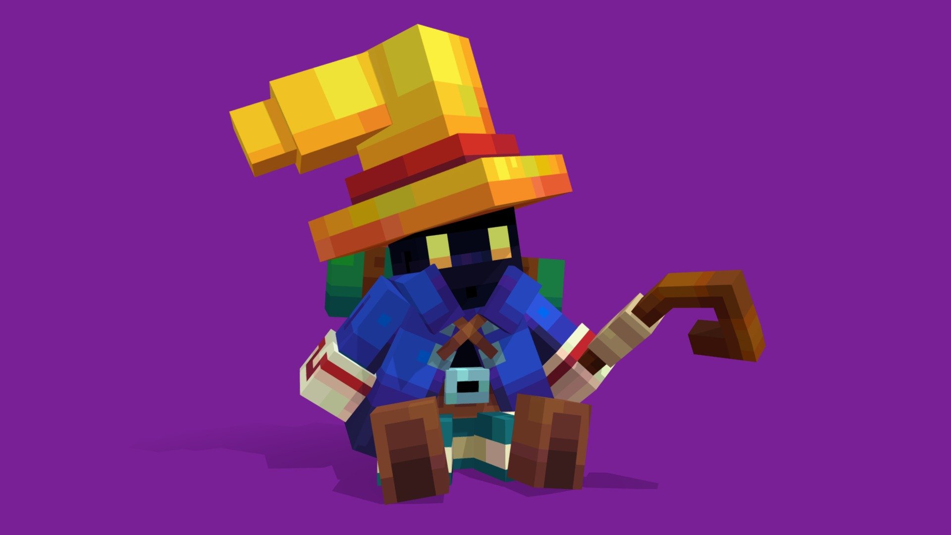 Vivi Ornitier [For Minecraft] - 3D model by lumilins [1dfc5dd] - Sketchfab