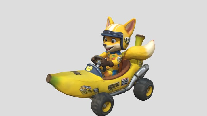 Raccy Banana(Banana Fox) – Modèle 3D gratuit STL